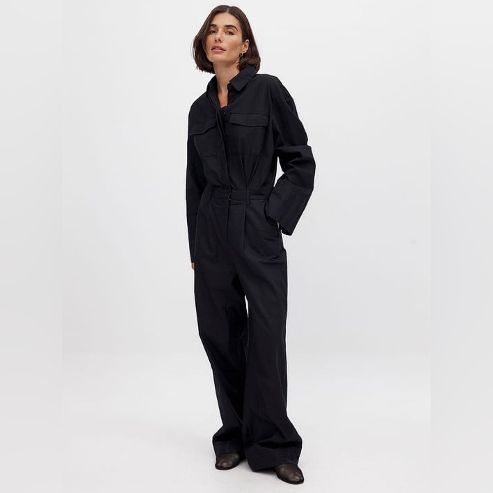 Never worn NA-KD NAKD Navy Blue Jumpsuit - 36